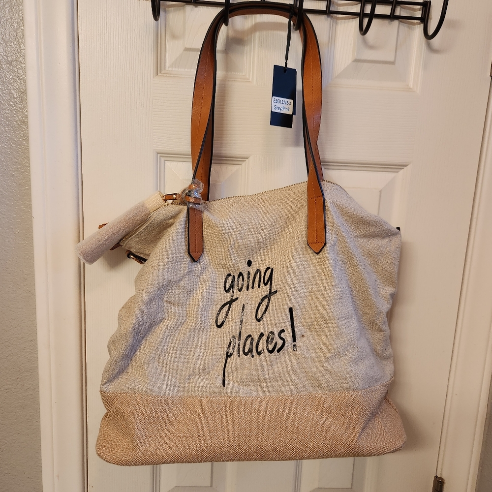 Gramercy & grand vegan going places bag nwt